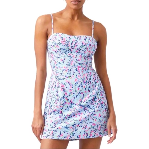 French Connection Dresses & Skirts - French Connection Floral Tie Back Mini Dress, Size 4